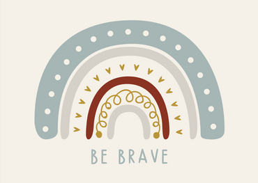 Be Brave - Nursery Art