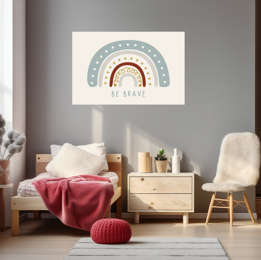 Be Brave - Nursery Art