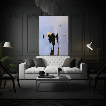 Silent Crowd - Modern Abstract