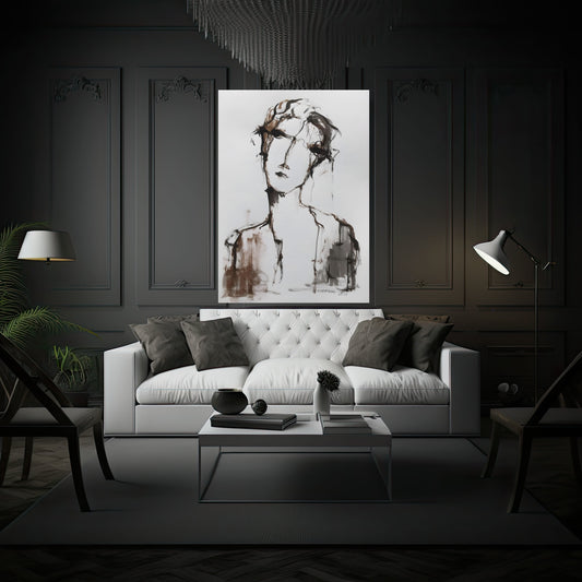 Faded Figure - Modern Art