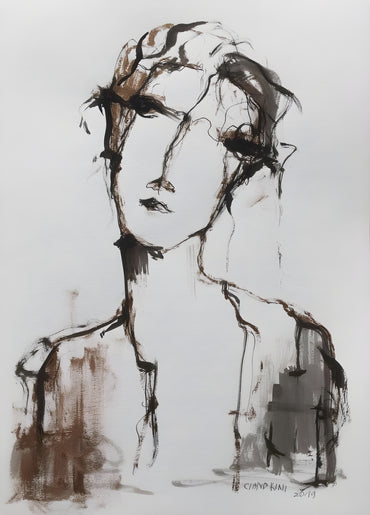 Faded Figure - Modern Art