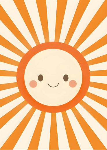 Happy Sunshine - Cheerful Kids Wall Art