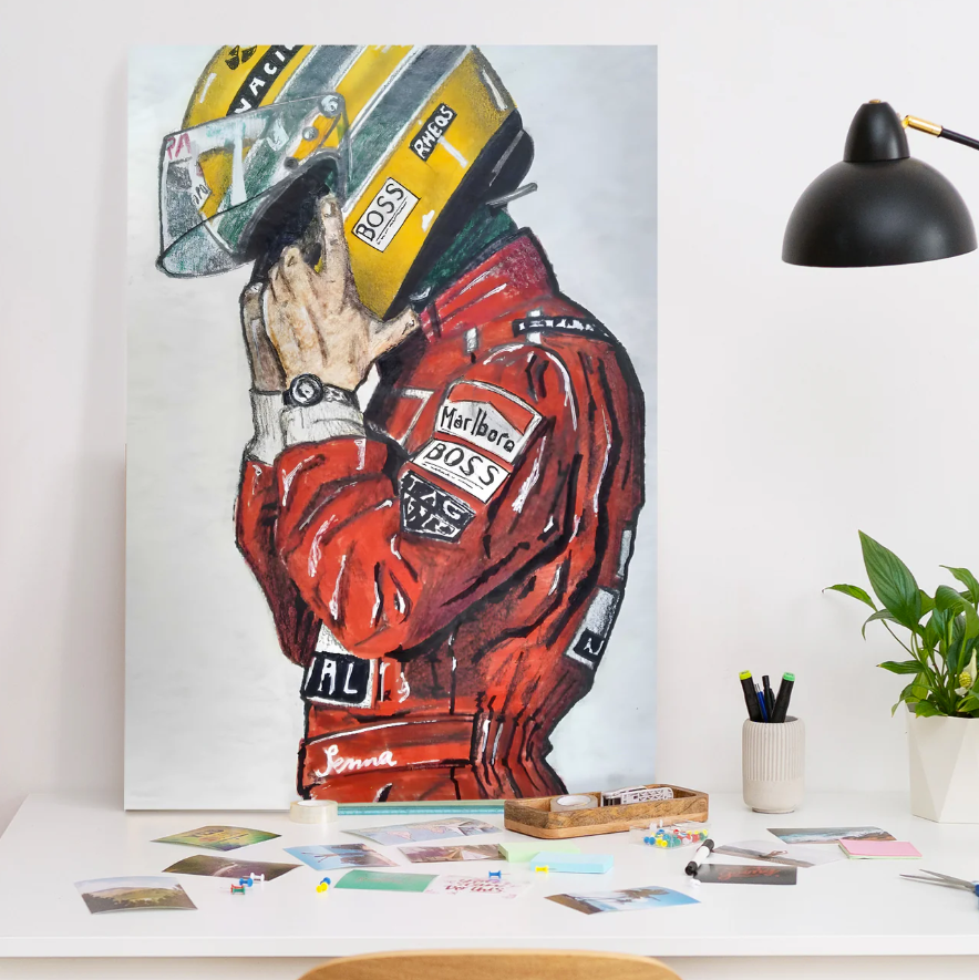"Driven: Tribute to Speed" Racing Legend Wall Canvas