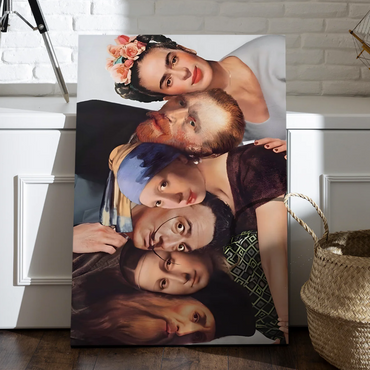 "Masters Collide" Modern Art Legends Wall Canvas