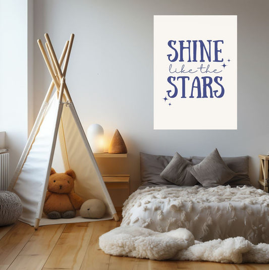 Shine Like the Stars - Inspirational Wall Art