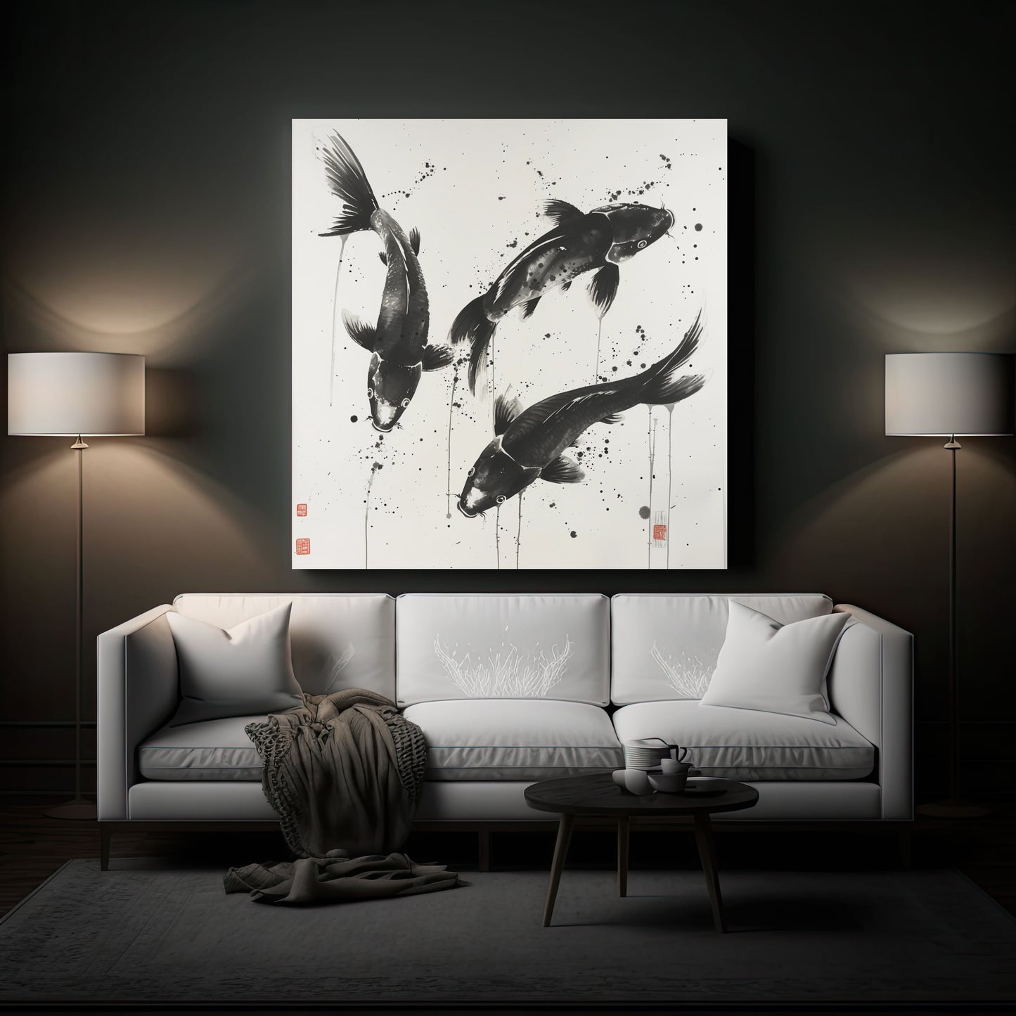 Trio of Serenity - Modern Art