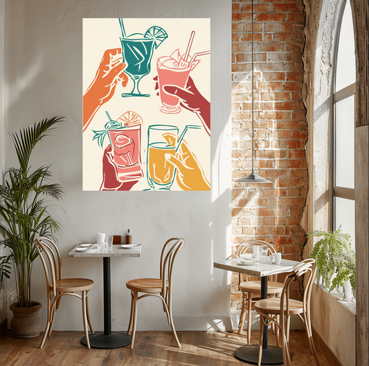 Cheers with the Drinks