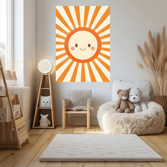 Happy Sunshine - Cheerful Kids Wall Art