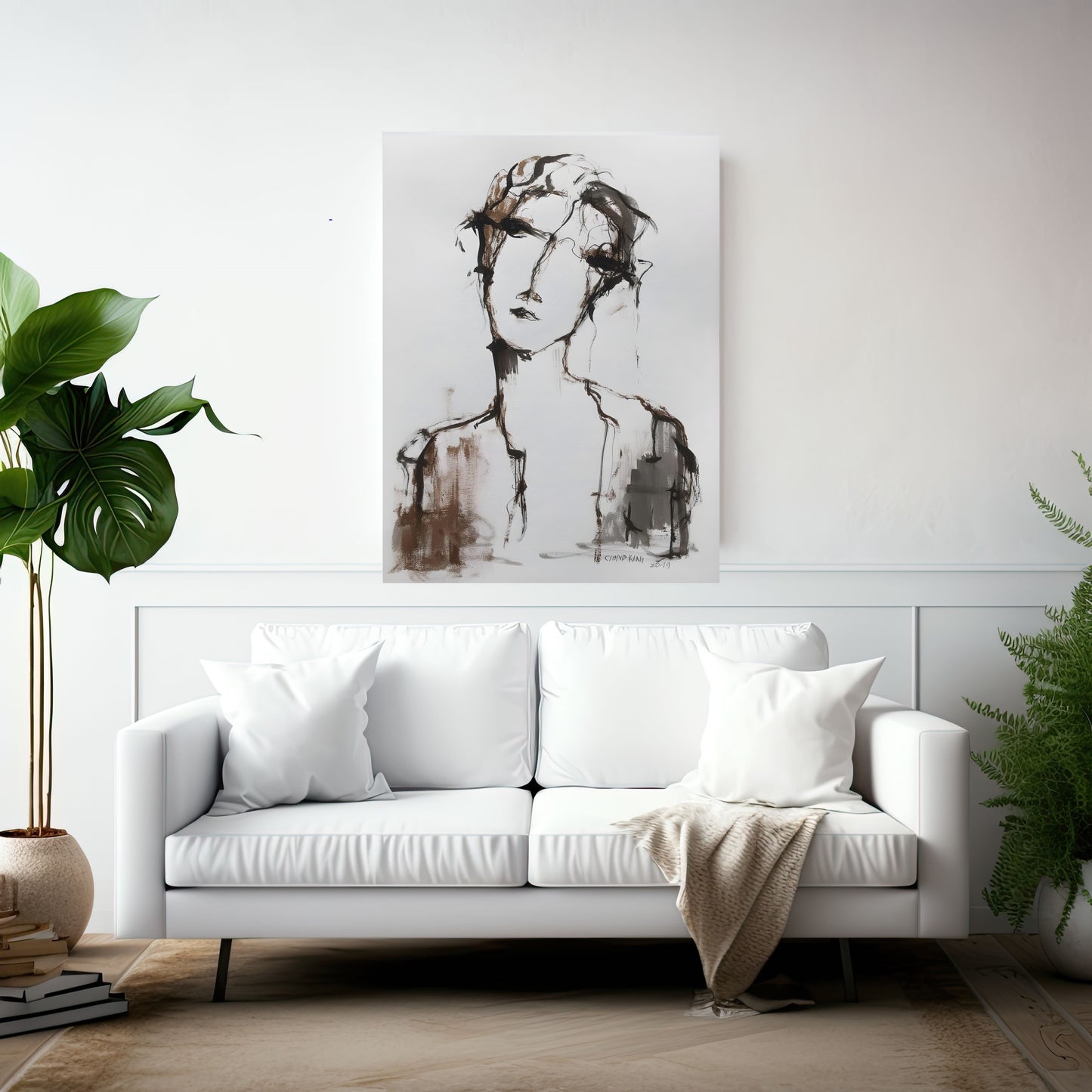 Faded Figure - Modern Art