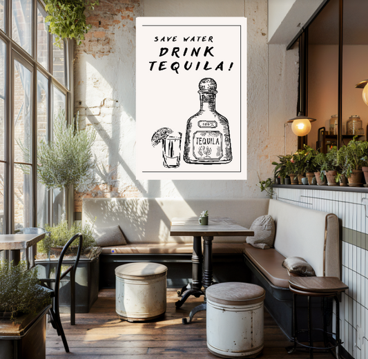Drink Tequila - Modern Art