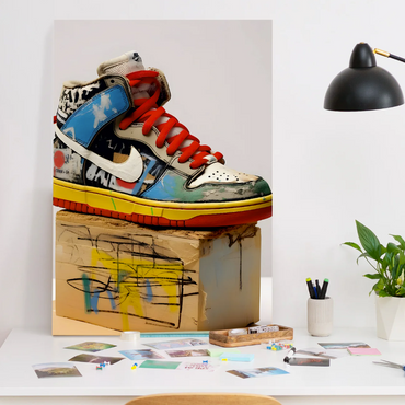 Graffiti Sneaker Canvas – Bold Street Culture Wall Art