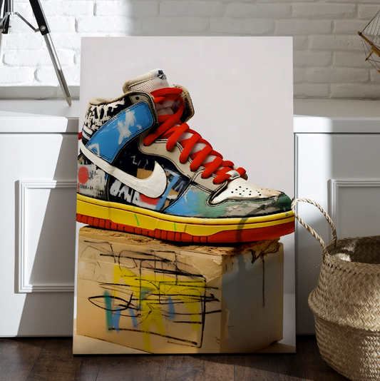 Graffiti Sneaker Canvas – Bold Street Culture Wall Art
