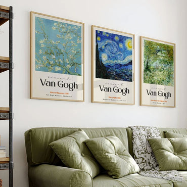 Gallery Wall Set of 3 European Vintage Frames Museum Art 2