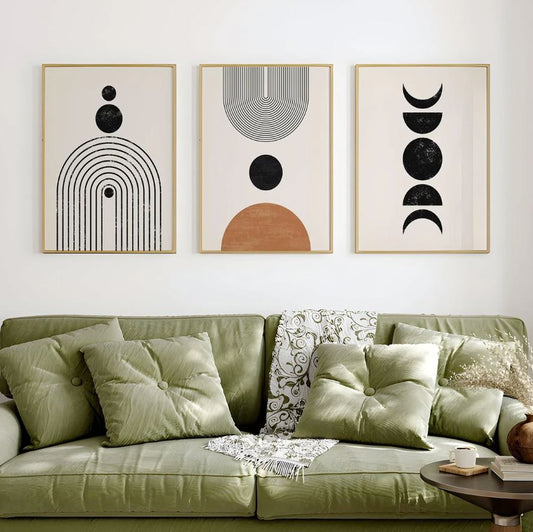 Gallery Wall Set of 3 European Vintage Frames Museum Art 6