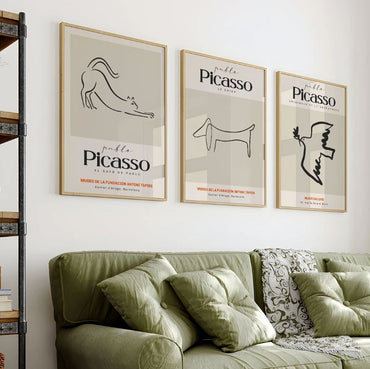 Gallery Wall Set of 3 European Vintage Frames Museum Art 4