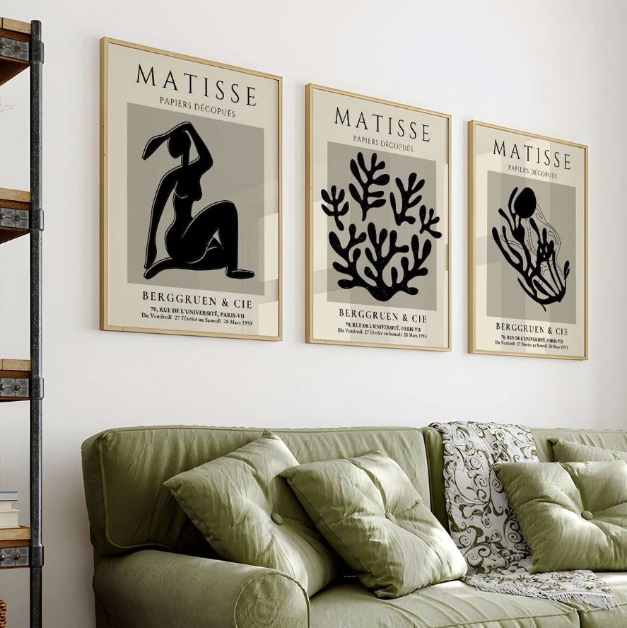 Gallery Wall Set of 3 European Vintage Frames Museum Art 5