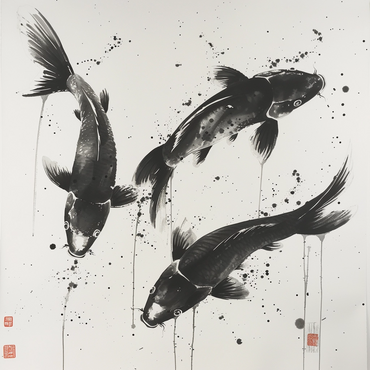 Trio of Serenity - Modern Art