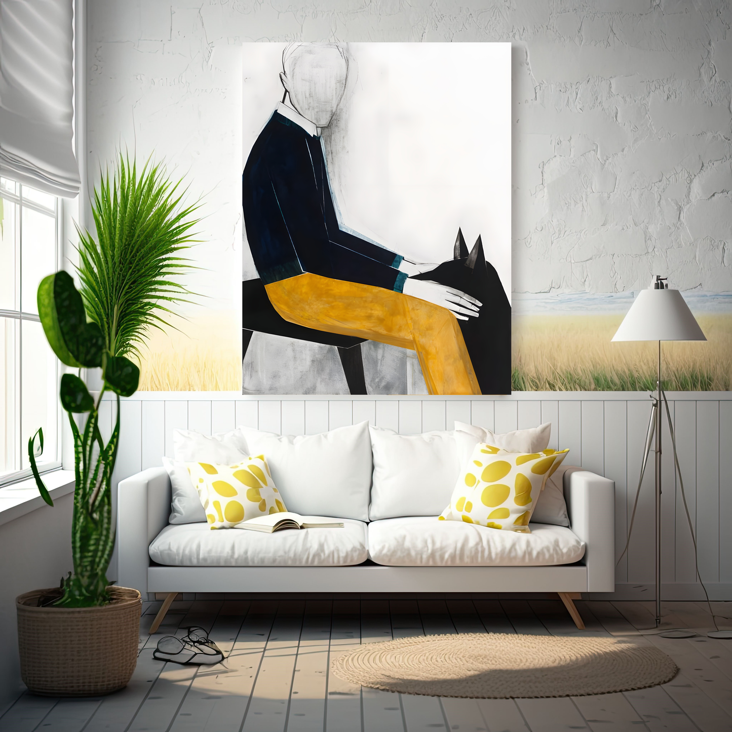 Modern Figurative- Dog Love