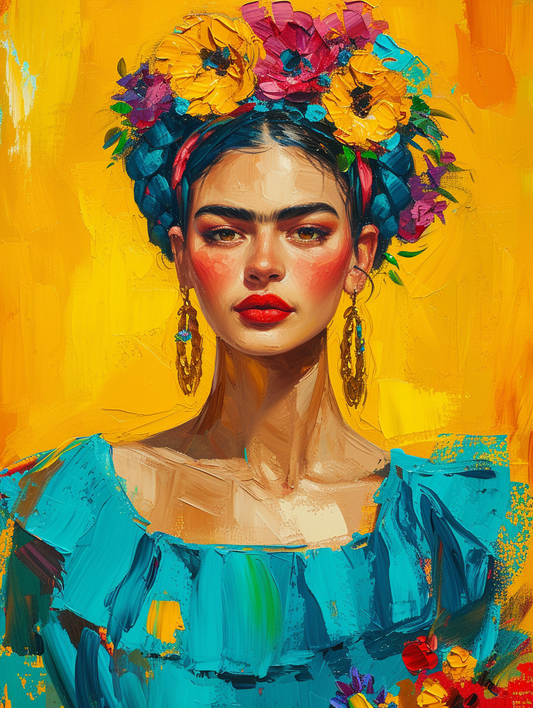 Vibrant Frida Kahlo-Inspired