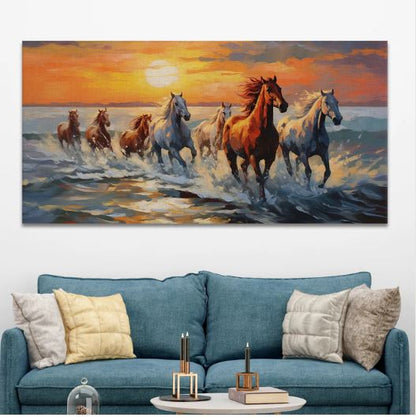 Seven Running Horses mixed Vastu