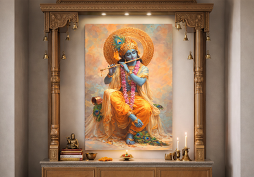 Divine Lord Krishna – Premium Canvas Wall Art