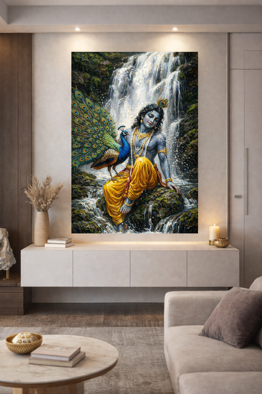 Divine Lord Krishna 4 – Premium Canvas Wall Art