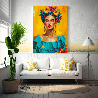 Vibrant Frida Kahlo-Inspired