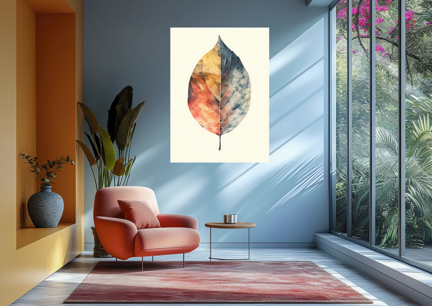 Elegant Minimalist Leaf Art