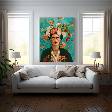 Serene Frida Kahlo-Inspired Floral