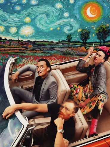 Van Gogh Salvador Dalì Frida Kahlo