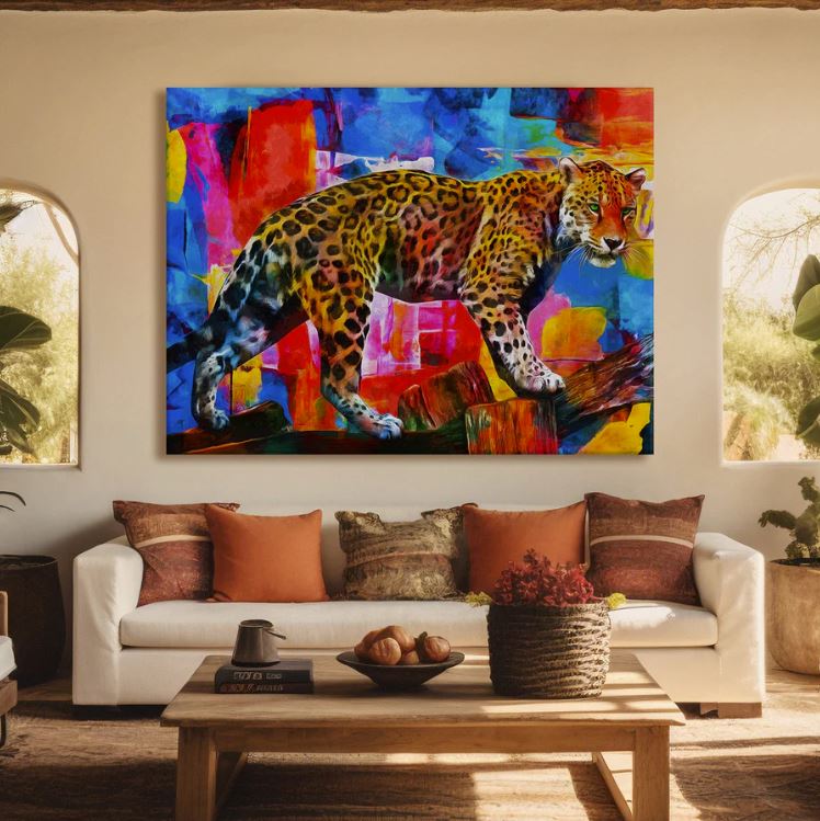 Abstract Leopard