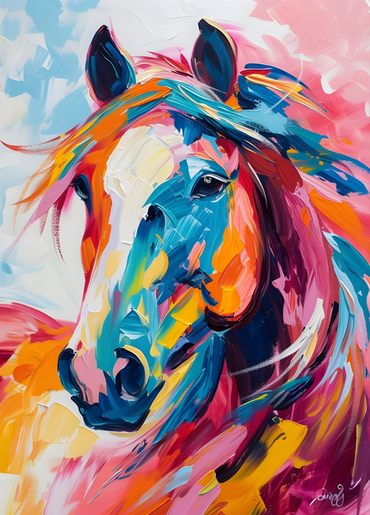 Rainbow Horse
